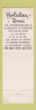 Matchbook Cover - Holiday Inn St Petersburg FL