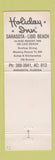 Matchbook Cover - Holiday Inn Sarasota FL
