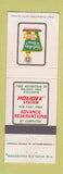Matchbook Cover - Holiday Inn Anaheim CA