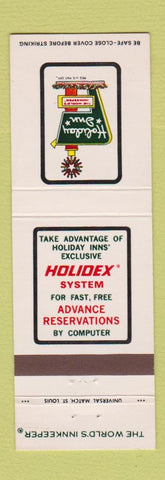 Matchbook Cover - Holiday Inn Ogallala NE