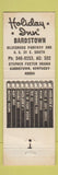 Matchbook Cover - Holiday Inn Bardstown KY WEAR