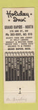 Matchbook Cover - Holiday Inn Grand Rapids MI North
