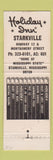 Matchbook Cover - Holiday Inn Starkville MS