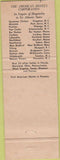 Matchbook Cover - Lafayette Hotel Portland ME