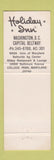 Matchbook Cover - Holiday Inn College Park MD