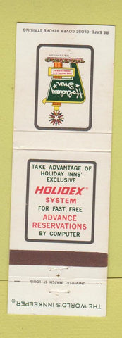 Matchbook Cover - Holiday Inn Cherokee NC