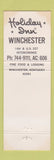 Matchbook Cover - Holiday Inn Winchester KY