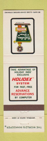 Matchbook Cover - Holiday Inn New Orleans LA Superdome