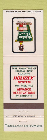 Matchbook Cover - Holiday Inn Pasadena CA