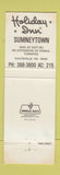 Matchbook Cover - Holiday Inn Sumneytown Kulpsville PA