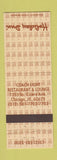 Matchbook Cover - Holiday Inn Chicago IL Coach Light Restaurant