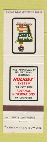 Matchbook Cover - Holiday Inn Niles MI