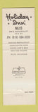 Matchbook Cover - Holiday Inn Niles MI