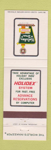 Matchbook Cover - Holiday Inn Englewood OH Dayton Northwest
