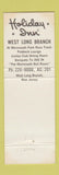Matchbook Cover - Holiday Inn West Long Branch NJ