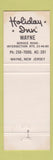 Matchbook Cover - Holiday Inn Wayne NJ