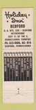 Matchbook Cover - Holiday Inn Bedford PA