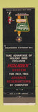 Matchbook Cover - Holiday Inn Chattanooga TN