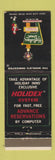 Matchbook Cover - Holiday Inn Cookeville TN