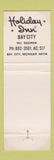 Matchbook Cover - Holiday Inn Bay City MI