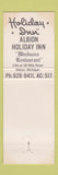 Matchbook Cover - Holiday Inn Albion MI