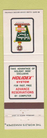 Matchbook Cover - Holiday Inn Newton Framingham Randolph MA #2