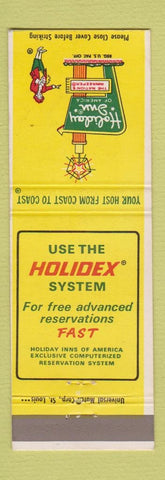 Matchbook Cover Holiday Inn Jackson MI YELLOW WEAR