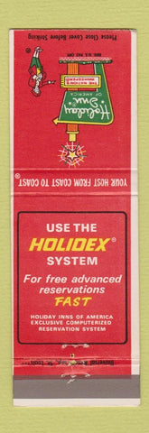 Matchbook Cover - Holiday Inn Jackson MI RED