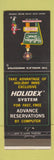 Matchbook Cover - Holiday Inn Syracuse NY West