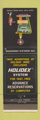 Matchbook Cover - Holiday Inn Syracuse NY West
