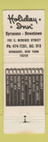Matchbook Cover - Holiday Inn Syracuse NY Downtown
