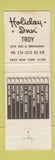 Matchbook Cover - Holiday Inn Troy NY
