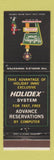 Matchbook Cover - Holiday Inn Romse Utica NY