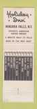 Matchbook Cover - Holiday Inn Niagara Falls NY