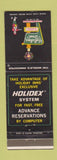 Matchbook Cover - Holiday Inn Rochester NY West Henrietta St