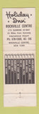 Matchbook Cover - Holiday Inn Rockville Centre NY