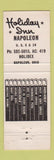Matchbook Cover - Holiday Inn Napoleon OH