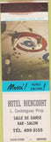 Matchbook Cover - Hotel Biencourt Salle De Danse