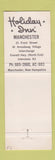 Matchbook Cover - Holiday Inn Manchester NH