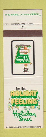 Matchbook Cover - Holiday Inn Worcester MA