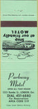 Matchbook Cover - Parkway Motel London ON CREASE