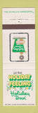 Matchbook Cover - Holiday Inn Waltham MA