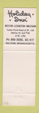Matchbook Cover - Holiday Inn Waltham MA