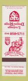 Matchbook Cover - L'auberge Dragon Rouge Montreal QC
