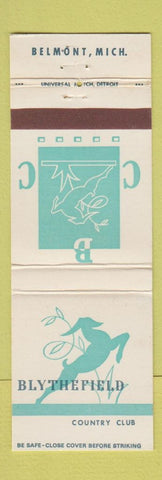 Matchbook Cover - Blythefield Belmont MI WEAR