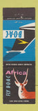 Matchbook Cover - BOAC Airlines Africa