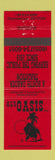 Matchbook Cover - Al's Oasis Chamberlain SD