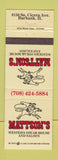 Matchbook Cover - Mattson's Steak House Saloon Burbank IL