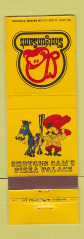 Matchbook Cover - Shotgun Sam's Pizza Tulsa Oklahoma City Joplin Dallas