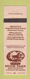 Matchbook Cover - Stock Yard Restaurant